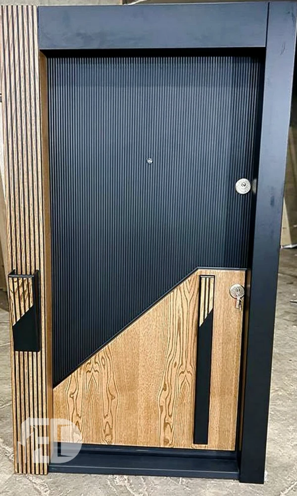 درب ضد سرقت آنیا روکش طبیعی بدون روکوب کد L6022