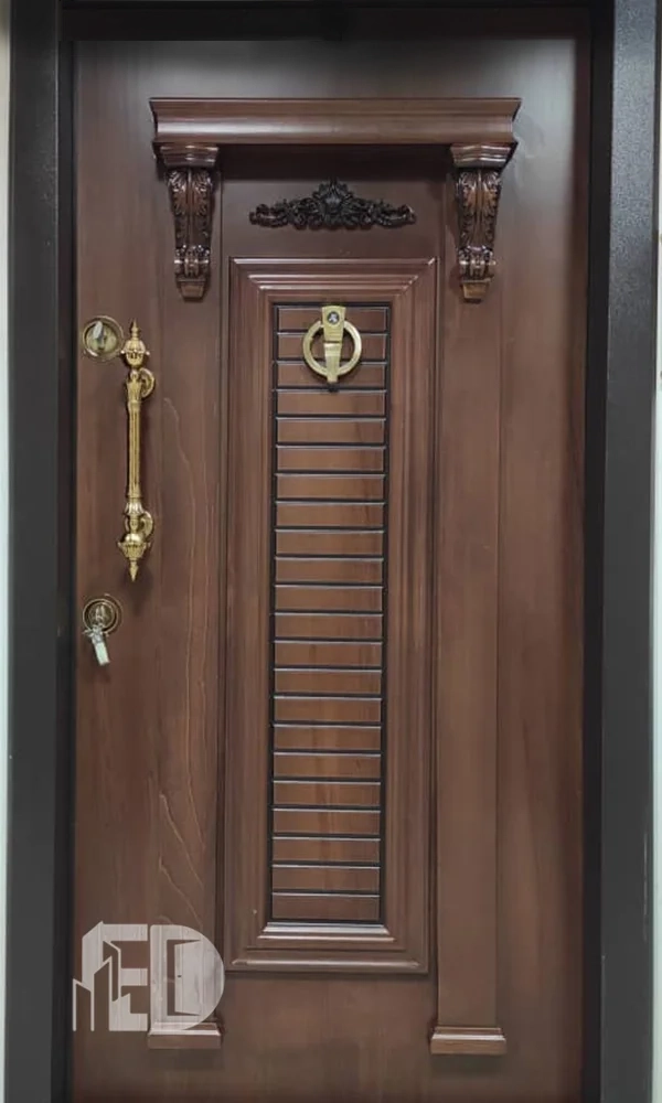 درب ضد سرقت سپیدار روکش طبیعی راش کد RT3011