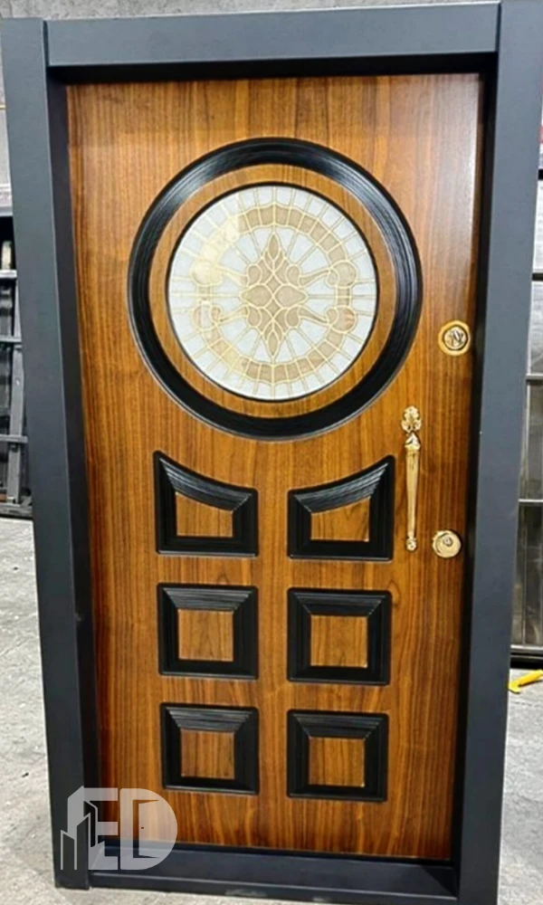 درب ضد سرقت پارسی گلس روکش طبیعی کد L6021