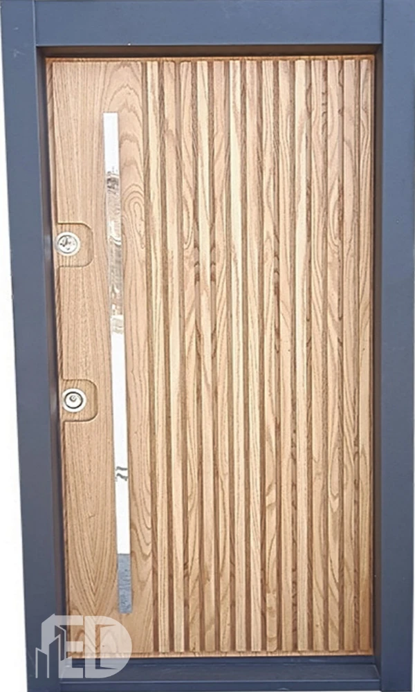 درب ضد سرقت سلین روکش طبیعی بلوط کد RT3024