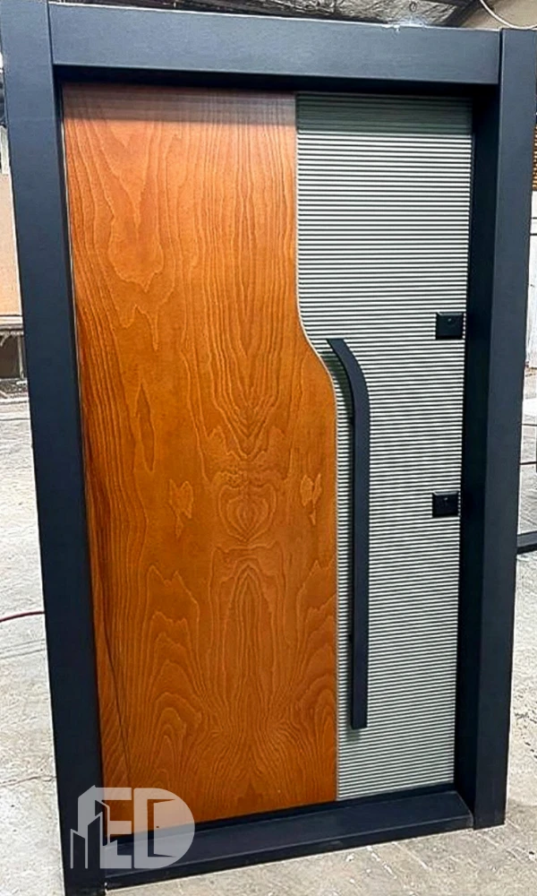 درب ضد سرقت اقلیما روکش طبیعی کد L6018