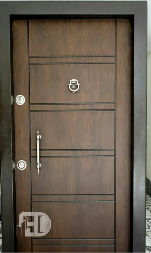 درب ضد سرقت میلانو روکش طبیعی راش کد RT3002